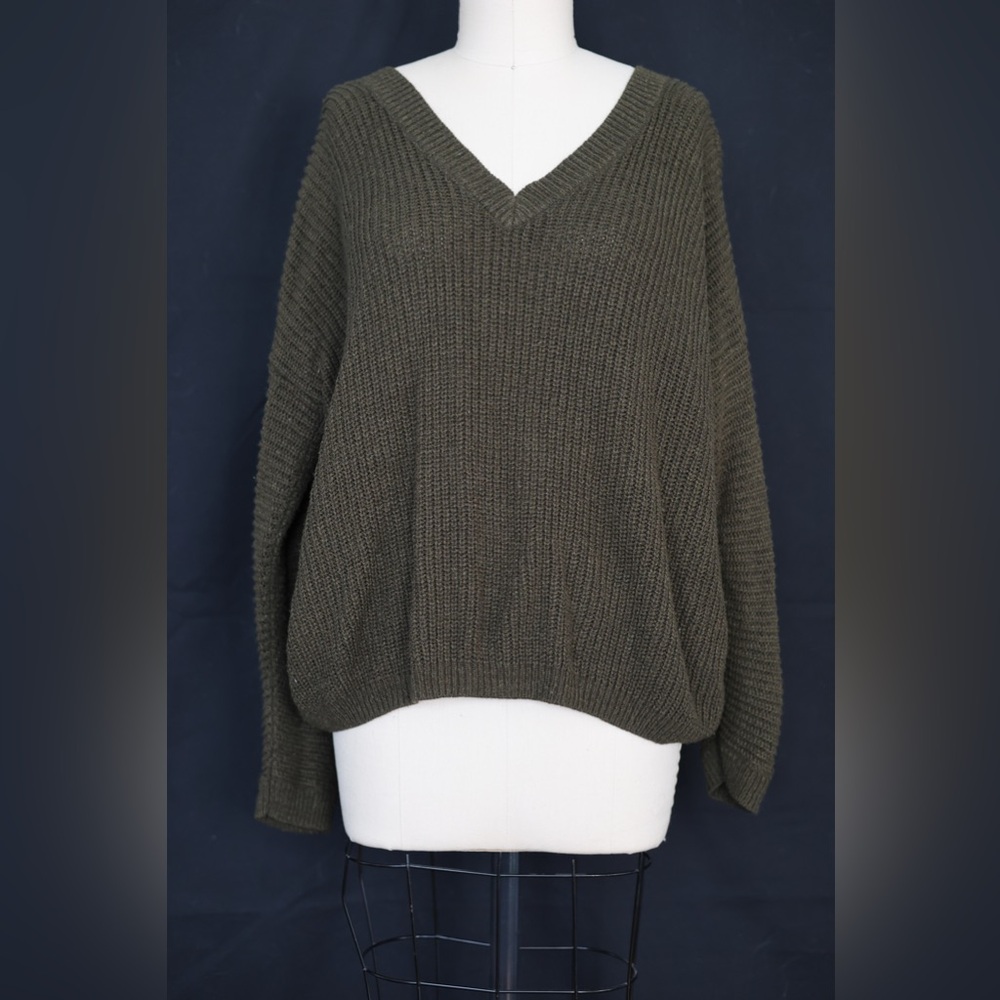 Olive Green Women's Sweater